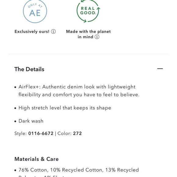 Men’s American Eagle Airflex + Slim Straight Jeans 32 x 34 - Picture 4 of 14